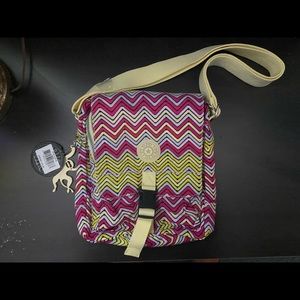 Kipling Lancelot bag/purse in zigzag